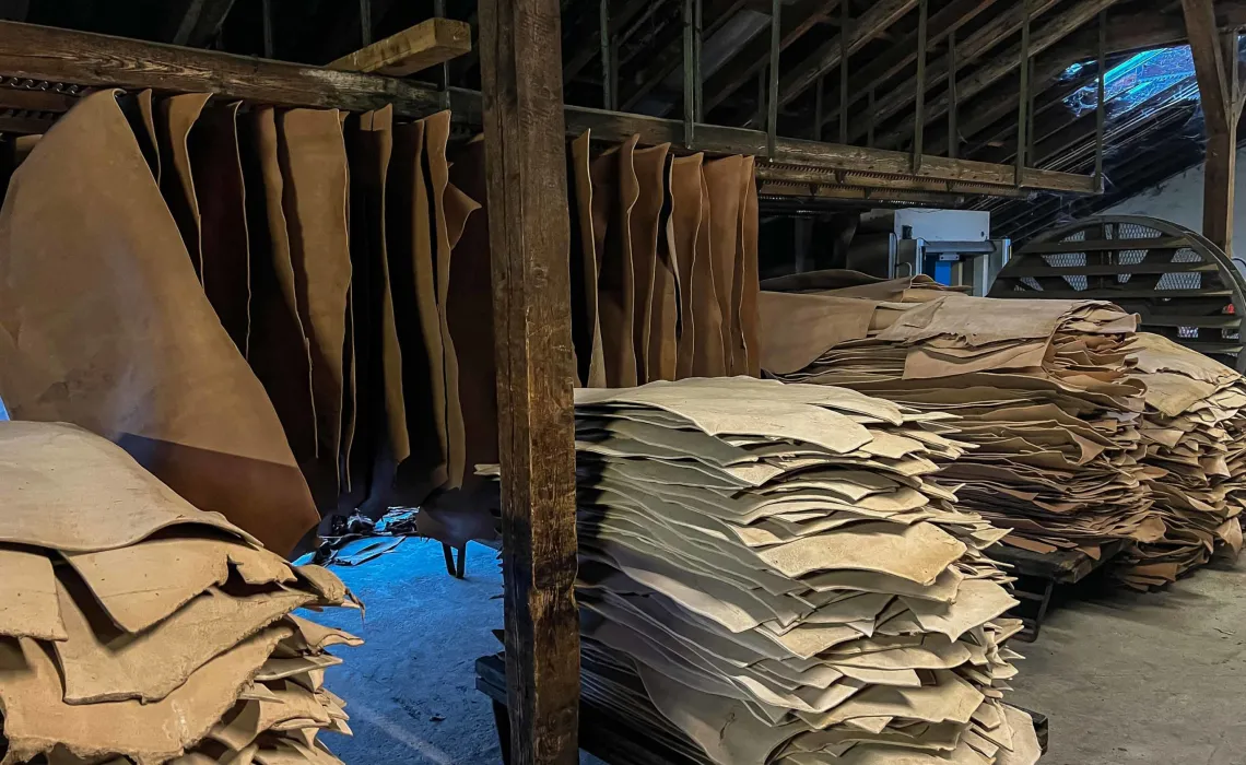Premium leather material selection