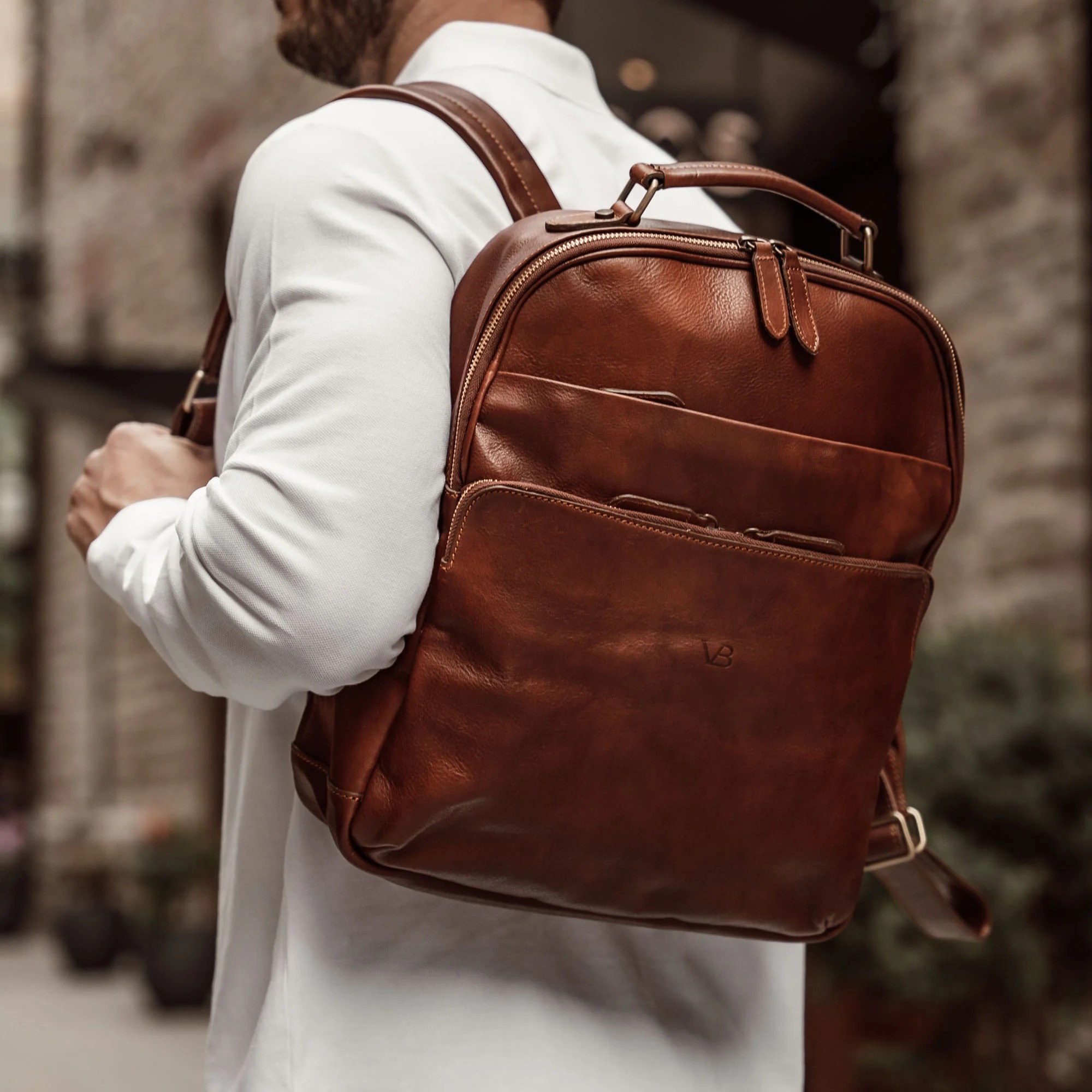 Newa Craft leather backpack showcasing quality craftsmanship